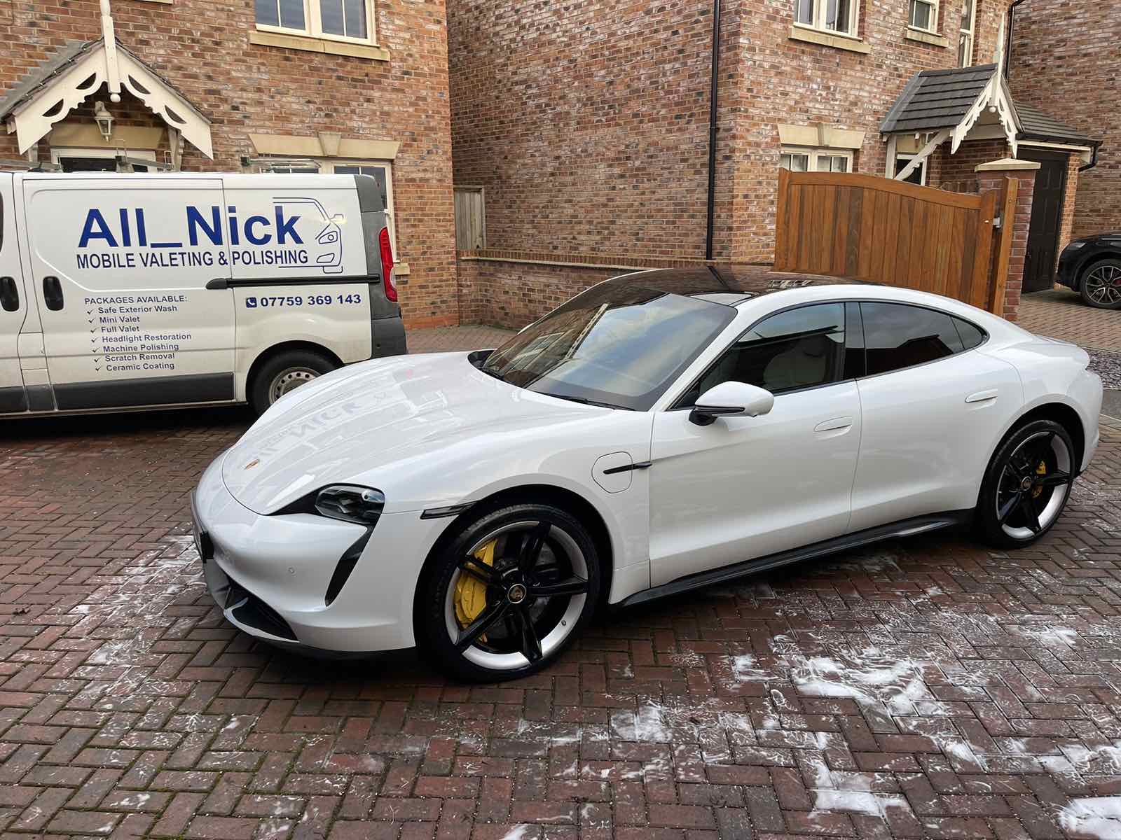 White Porsche